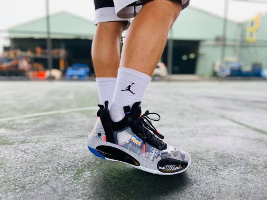 Giày Nike Air Jordan 34 Low 'Heritage' CZ7745-008 - Ảnh 5
