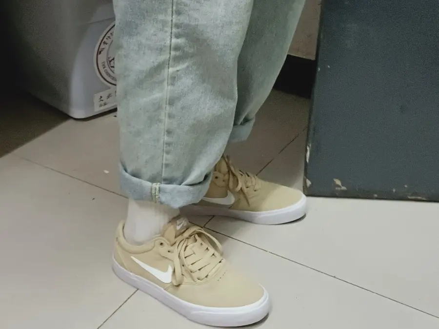 Alternative view of Giày Nike SB Chron Solarsoft Sneakers Grain White CD6278-204