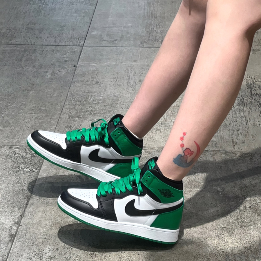 Giay Nike Air Jordan 1 Retro High OG GS 'Lucky Green' FD1437-031