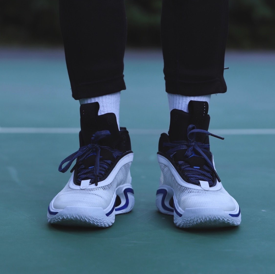 Giày Nike Air Jordan 36 PF 'Sport Blue' DA9053-101 - Ảnh 4