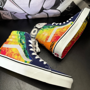 Giay Vans x Crayola SK8-Hi Skate Shoes Sneakers 'Mutil Color' VN0A5JMJARS