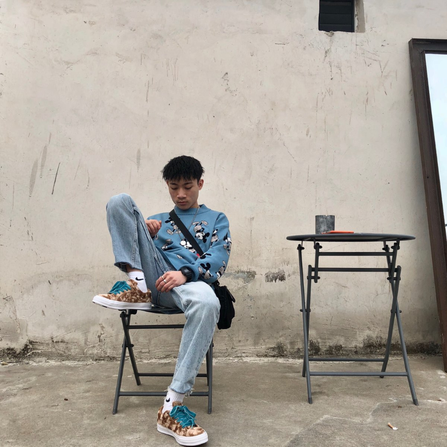 Giày Converse Golf Le Fleur x One Star 'Quilted Velvet Brown' 165599C - Ảnh 5