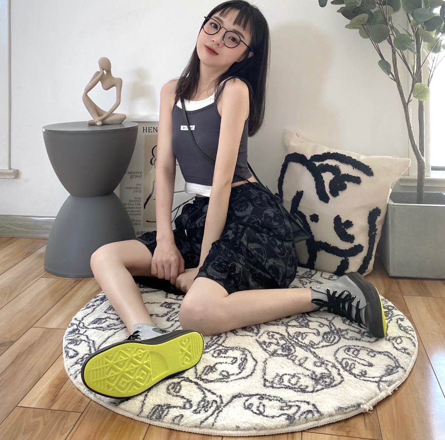 Giày Converse Chuck Taylor All Star CX High 'Hi Vis Collection Ash Stone' 169603C - Ảnh 3