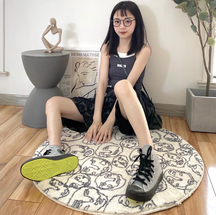 Giày Converse Chuck Taylor All Star CX High 'Hi Vis Collection Ash Stone' 169603C - Ảnh 5