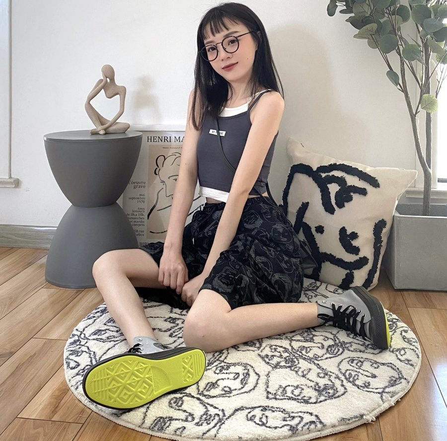 Giày Converse Chuck Taylor All Star CX High 'Hi Vis Collection Ash Stone' 169603C - Ảnh 6