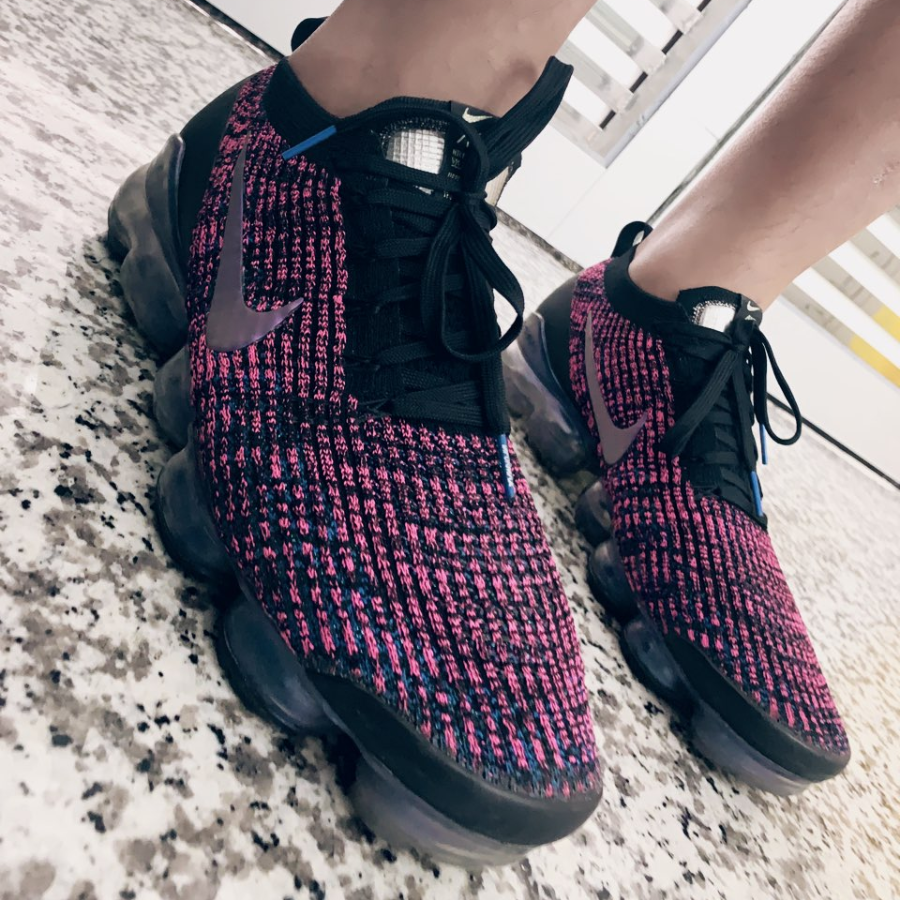 Giày Nike Air VaporMax Flyknit 3 'Laser Fuchsia' AJ6900-007 - Ảnh 4