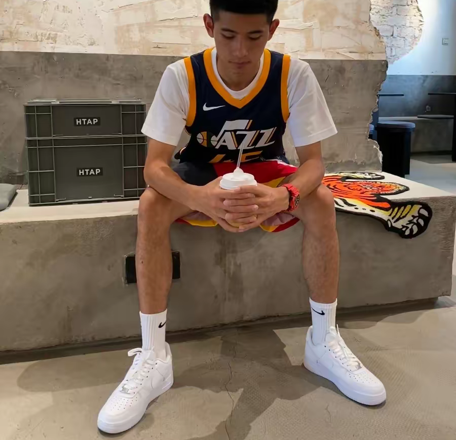 Giày Nike Wmns Court Vision Low 'Triple White' CD5434-100 - Ảnh 7