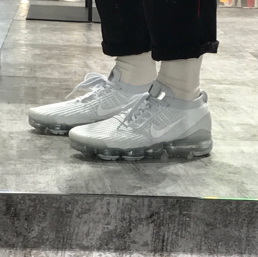 Giày Nike Air VaporMax Flyknit 3 'Pure Platinum' AJ6900-102 - Ảnh 3