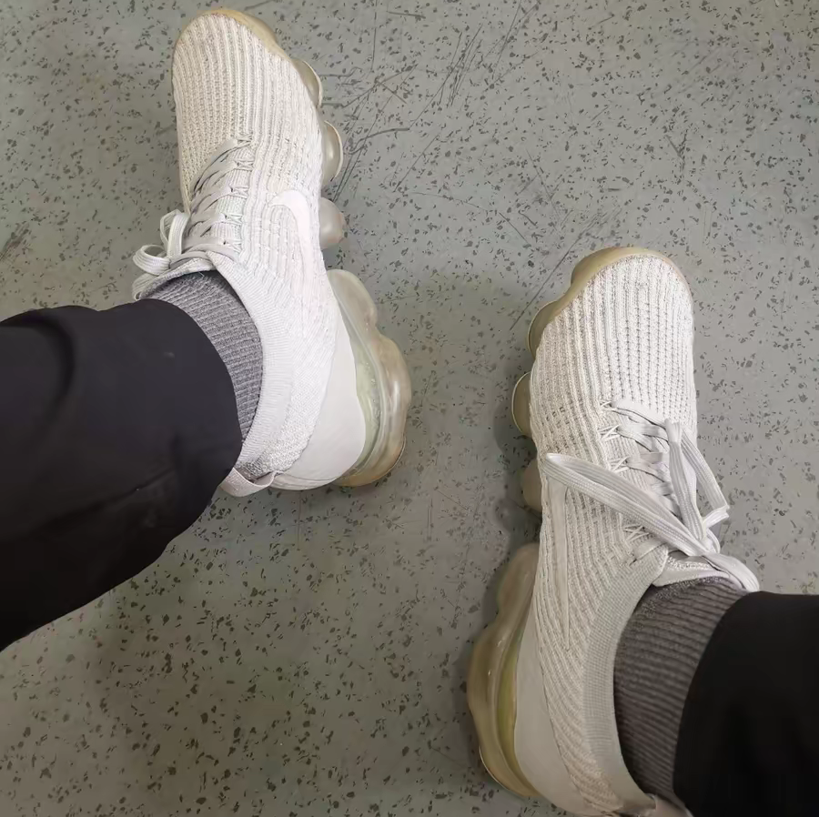 Giày Nike Air VaporMax Flyknit 3 'Pure Platinum' AJ6900-102 - Ảnh 4