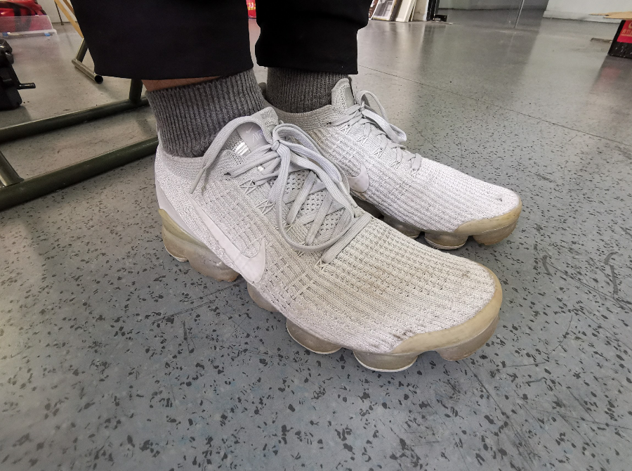 Giày Nike Air VaporMax Flyknit 3 'Pure Platinum' AJ6900-102 - Ảnh 5