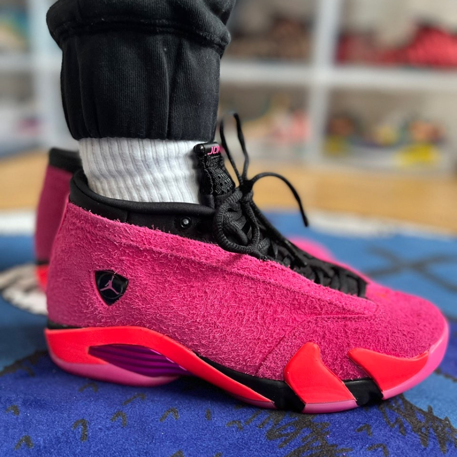 Giày Nike Wmns Air Jordan 14 Retro Low 'Shocking Pink' DH4121-600 - Ảnh 5