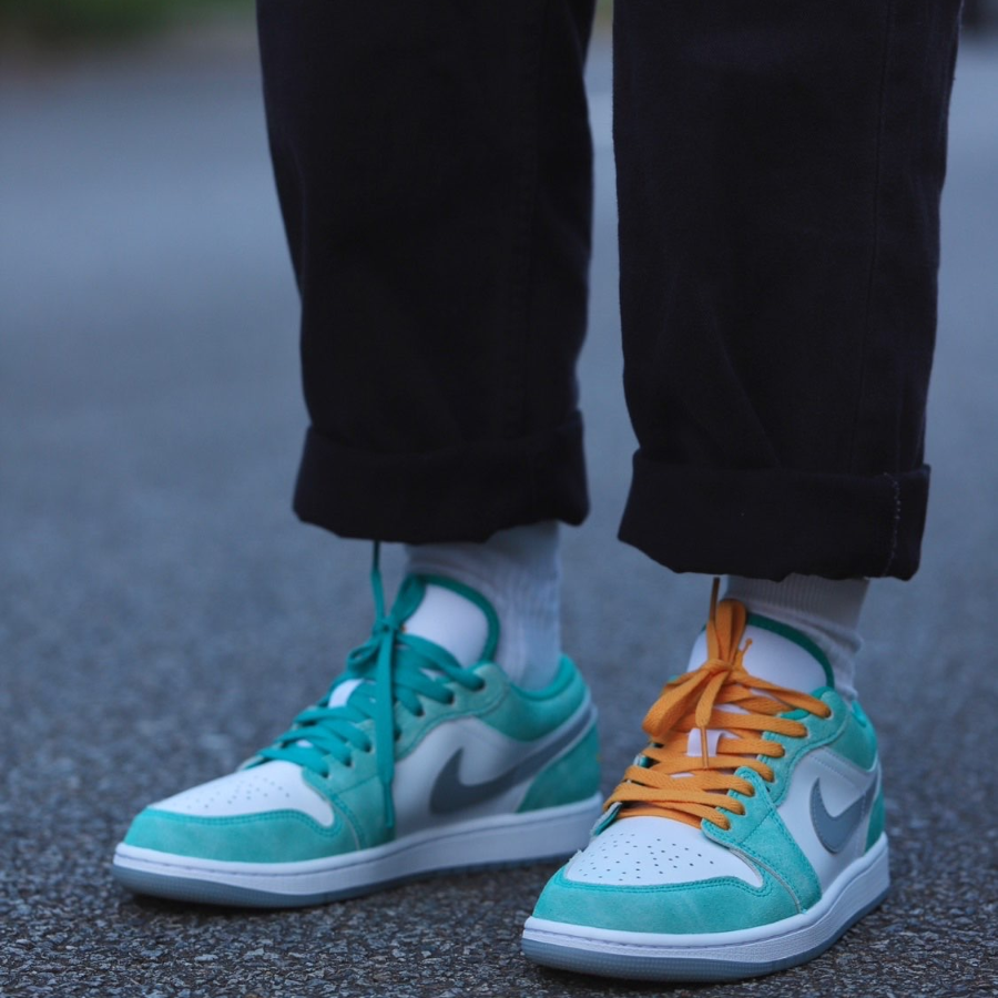 Giày Nike Air Jordan 1 Low 'New Emerald' DN3705-301 - Ảnh 5