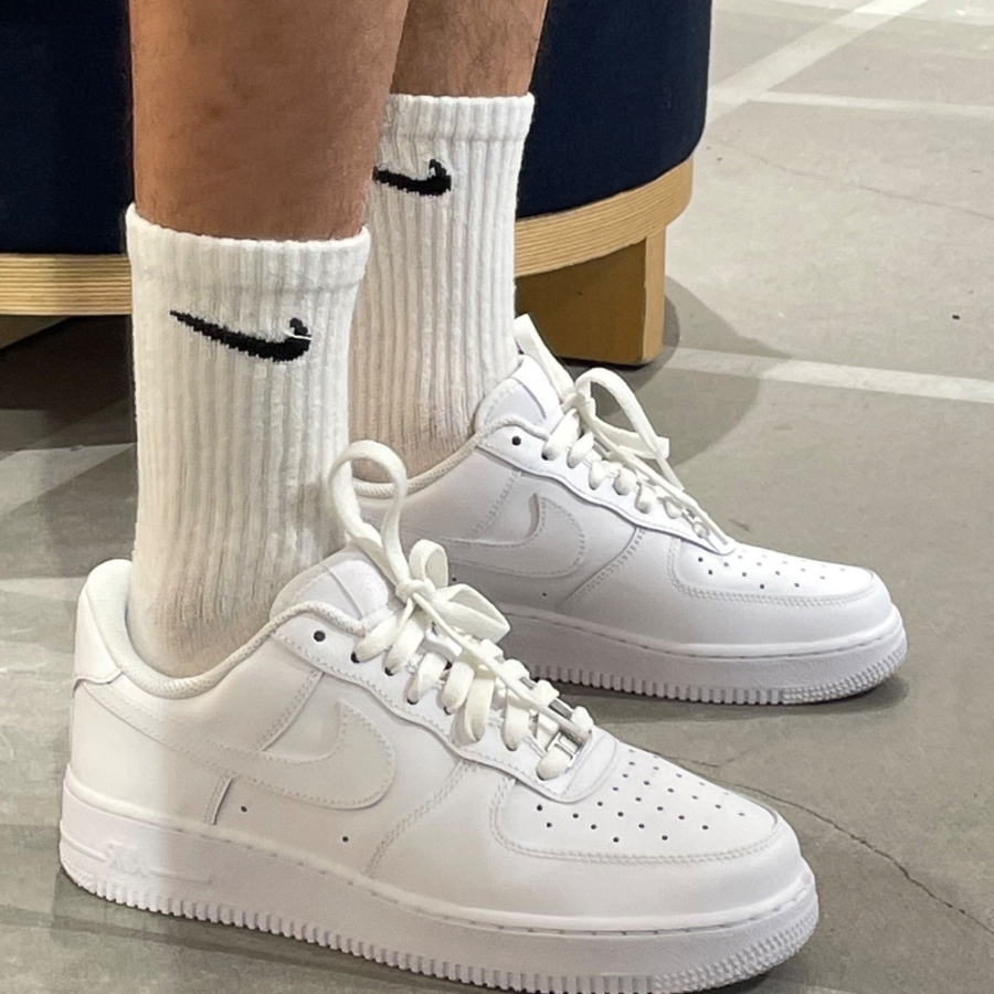Giày Nike Air Force 1 All White Code Women DD8959-100 - Ảnh 6