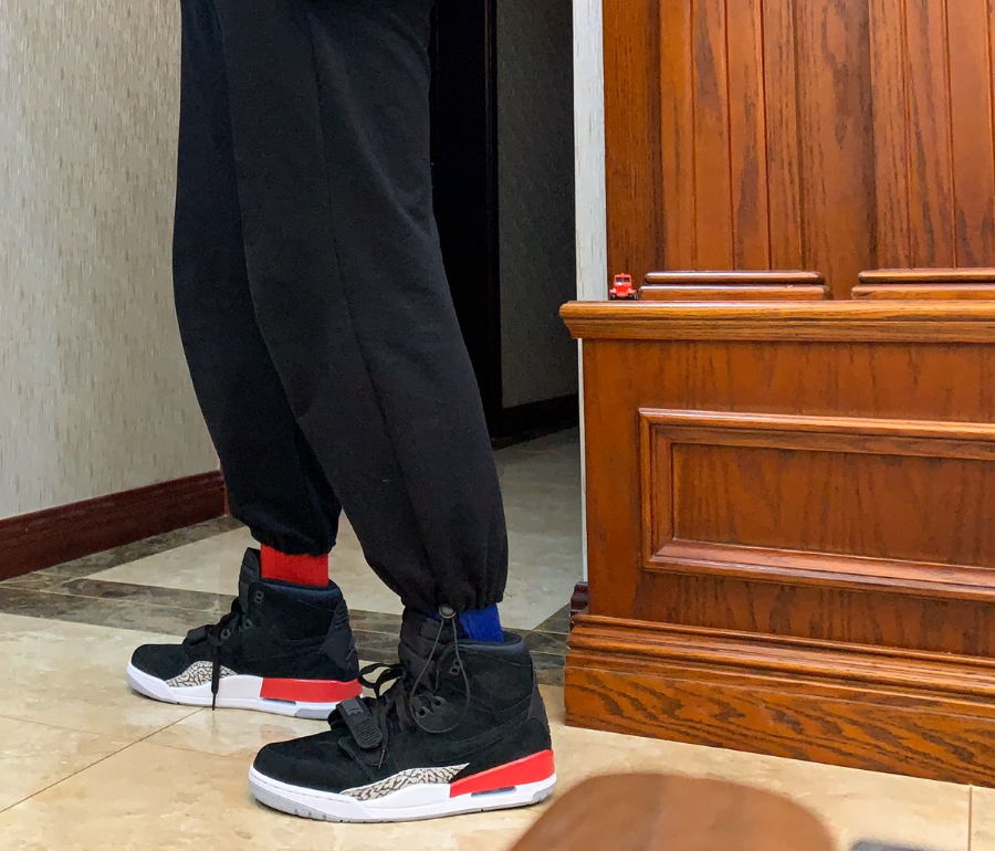 Giày Nike Jordan Legacy 312 'Black Suede' AV3922-060 - Ảnh 3