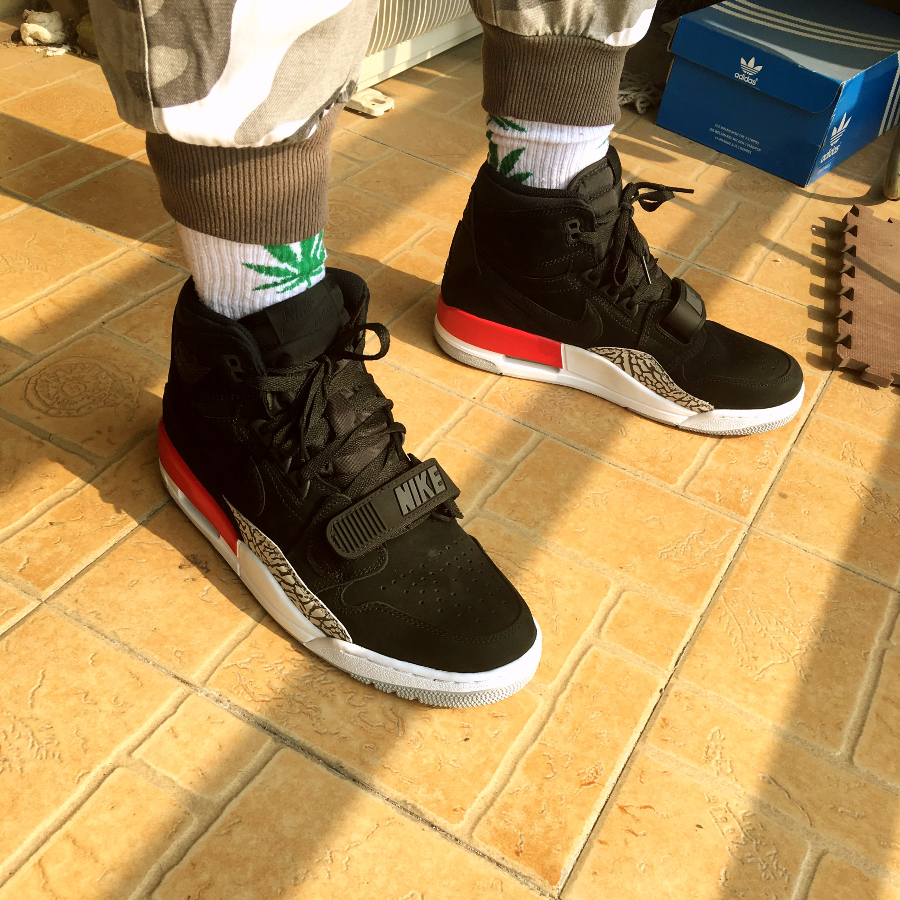 Giày Nike Jordan Legacy 312 'Black Suede' AV3922-060 - Ảnh 2