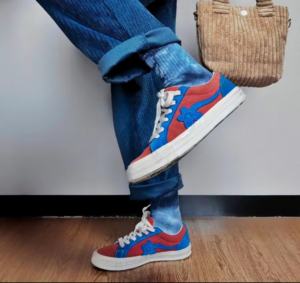 Alternative view of Giày Converse One Star Ox x Golf Le Fleur 'Molten Lava' 162126C