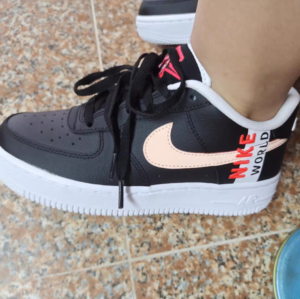 Alternative view of Giày Nike Air Force 1 Low 'Worldwide Pack Black Crimson' CK6924-001