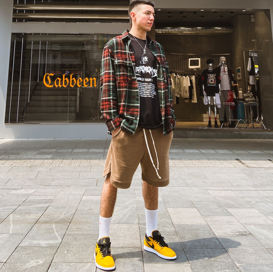 Giày Nike Air Jordan 1 Low 'University Gold Black' 553558-700 - Ảnh 4