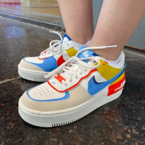 Giay Nike Air Force 1 Low Shadow Sail 'Orange University Blue' CI0919-115
