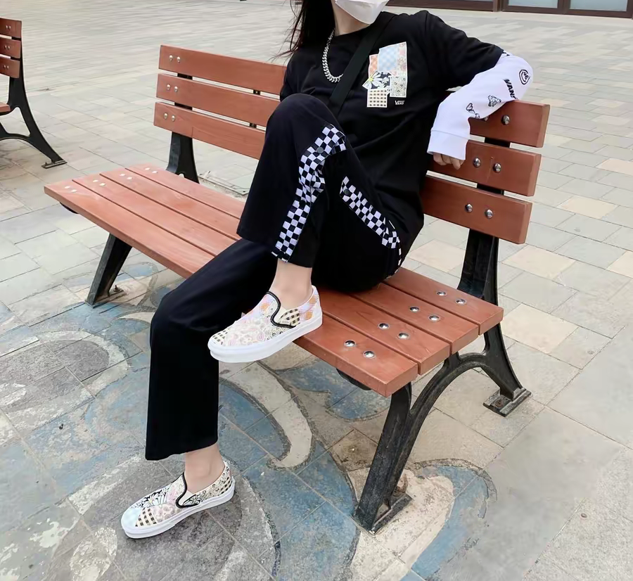 Giày Vans Classic Slip-On 'Meadow Patchwork' VN0A5AO8420 - Ảnh 5