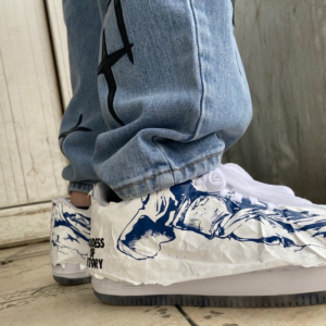 Alternative view of Giày Nike Wmns Air Force 1 Shadow 'Goddess Of Victory' DJ4635-100