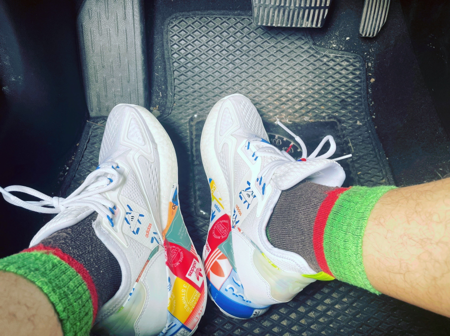 Giày Adidas ZX 2K Boost 'Multi-Color Logos' GX2718 - Ảnh 3