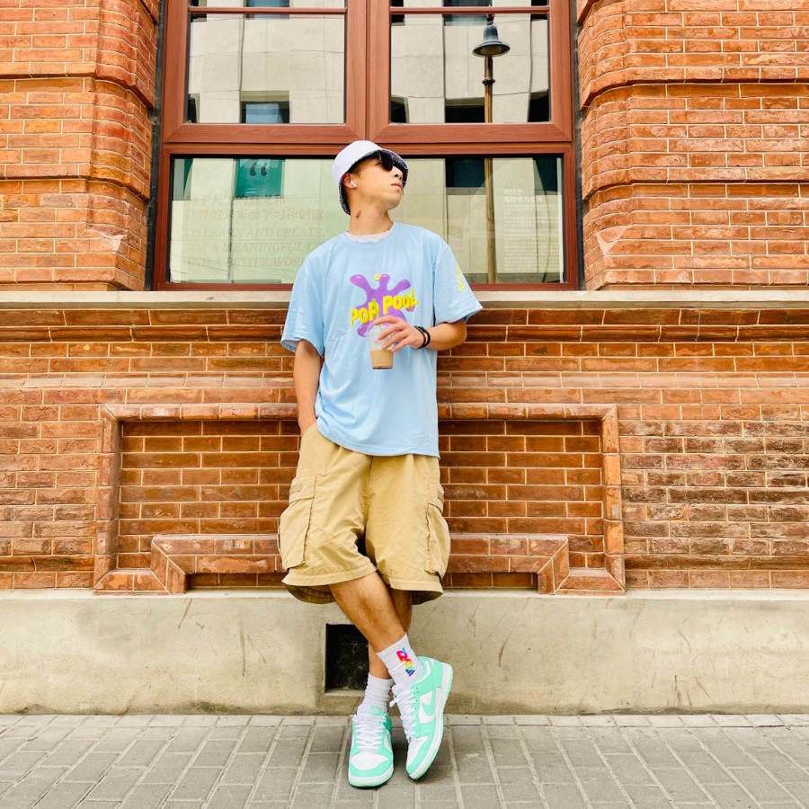 Giày Nike Wmns Dunk Low 'Green Glow' DD1503-105 - Ảnh 3