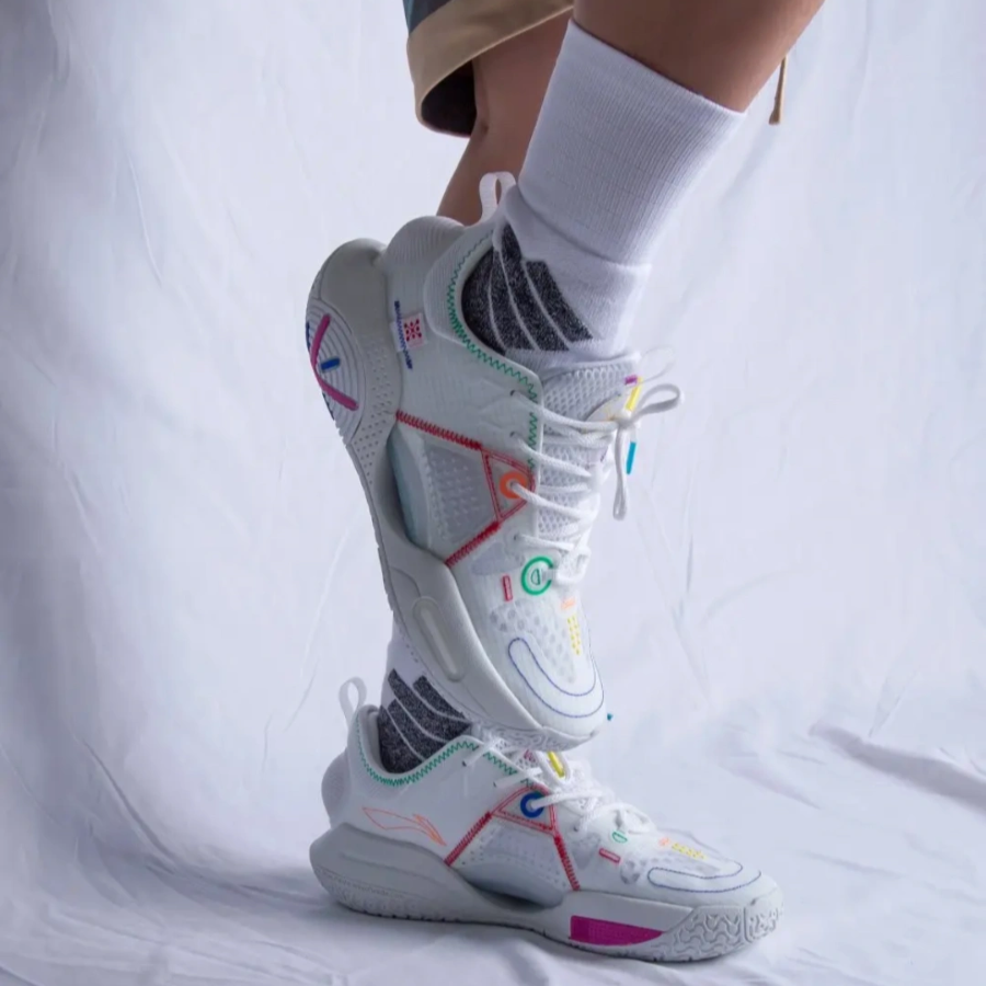 Giày Li Ning Way of Wade 2021 'White Blue' ABAR015-4 - Ảnh 3