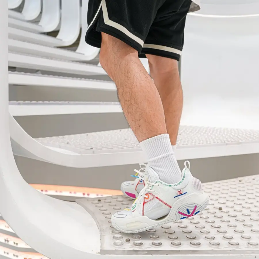 Alternative view of Giày Li Ning Way of Wade 2021 'White Blue' ABAR015-4