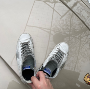 Alternative view of Giày Golden Goose Francy 'White Gray' GMF00113 F000319 10274