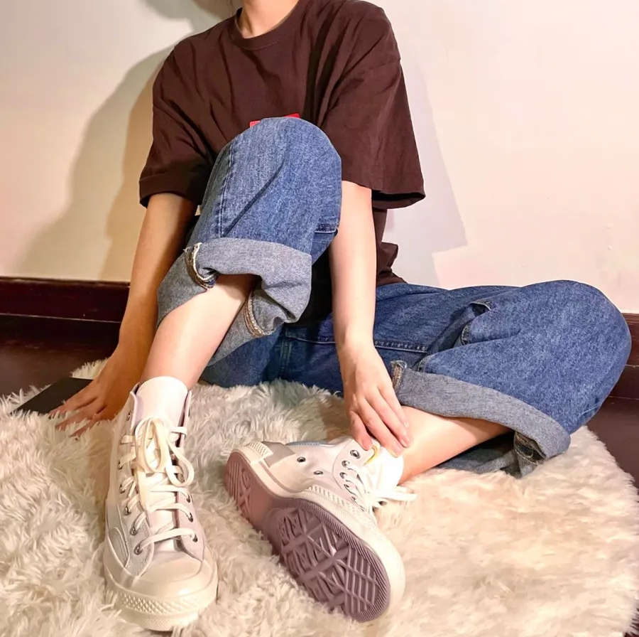 Giày Converse Chuck 70 High 'White Pink' 173101C - Ảnh 3