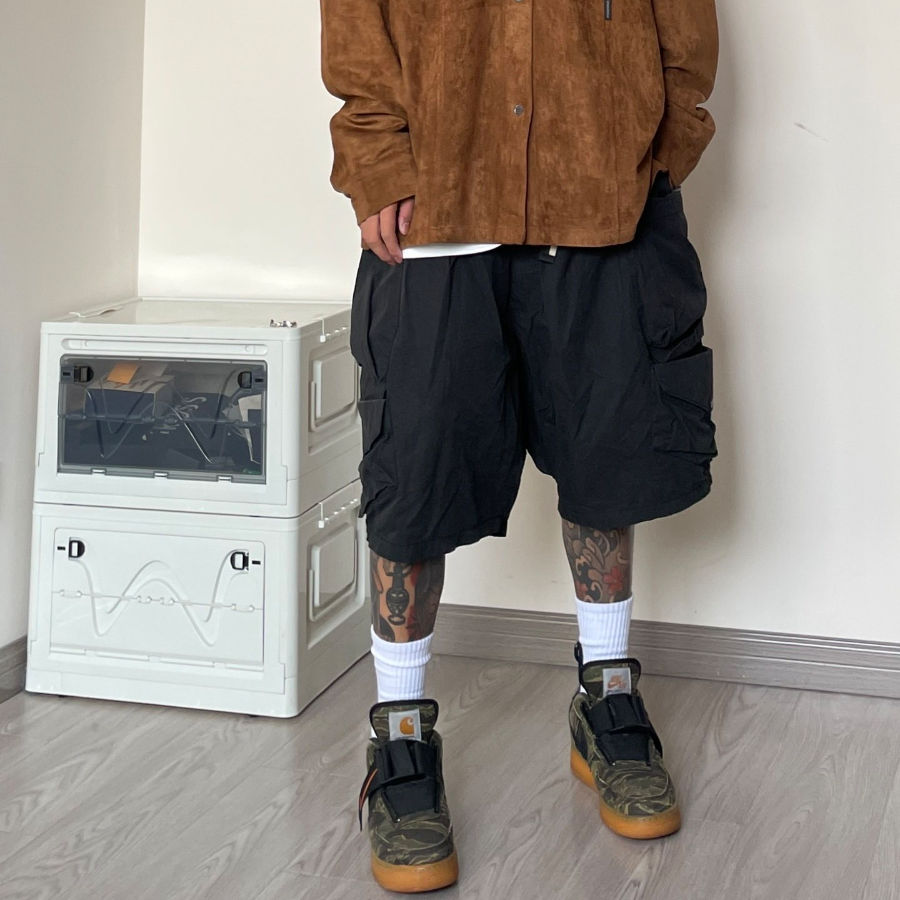 Giày Nike Carhartt WIP x Air Force 1 Utility Low Premium 'Camo' AV4112-300 - Ảnh 4