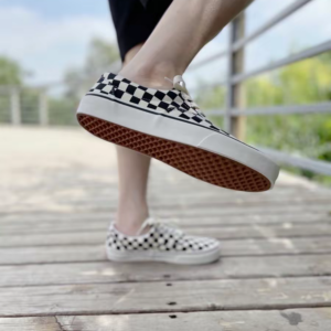 Alternative view of Giày Vans Era 'Checkerboard Marshmallow Black' VN0A4BV4R6R