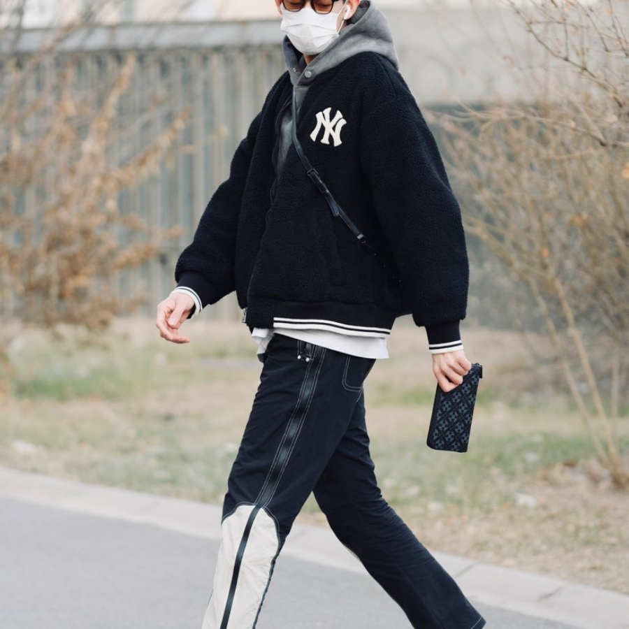 Áo MLB Baseball Jacket' Lowest 3AJPF0116-50BKS - Ảnh 2