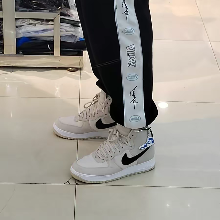 Giày Nike Air Force 1 High 'Cream Black' DH7566-100 - Ảnh 3