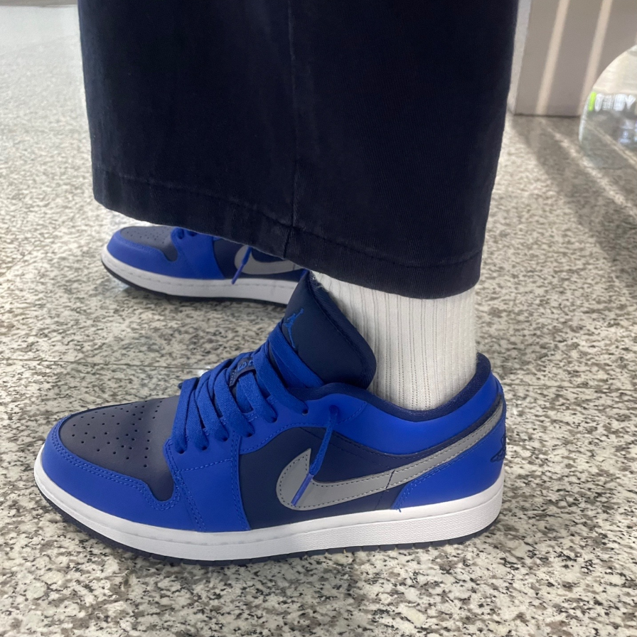 Giày Nike Air Jordan 1 Low Game Royal 'Blue Void' DC0774-400 - Ảnh 3