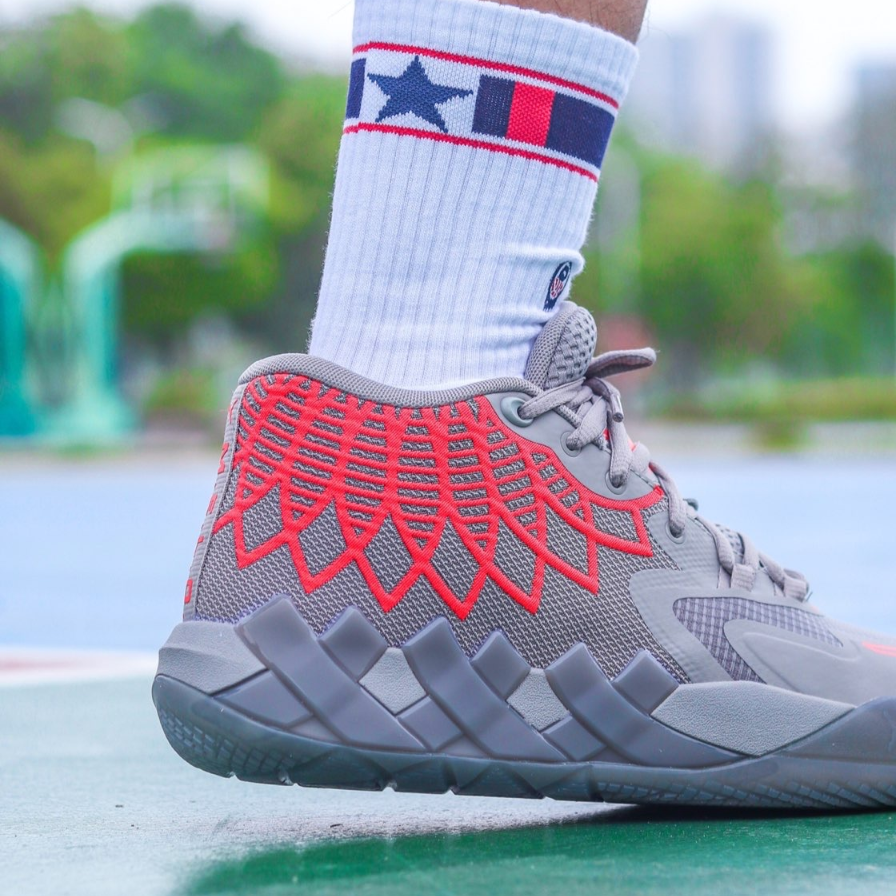 Giày Puma MB.01 'Rock Ridge Red Blast' 376443-09 - Ảnh 4