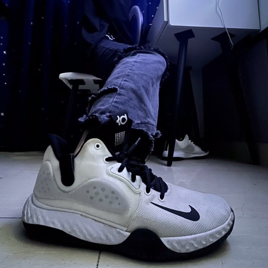 Giày Nike KD Trey 5 7 EP 'Wolf Grey' AT1198-100 - Ảnh 2