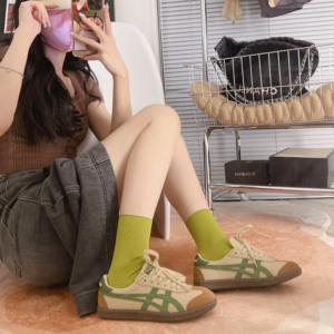 Alternative view of Giày Onitsuka Tiger Tokuten 'Beige Green' 1183C086-250