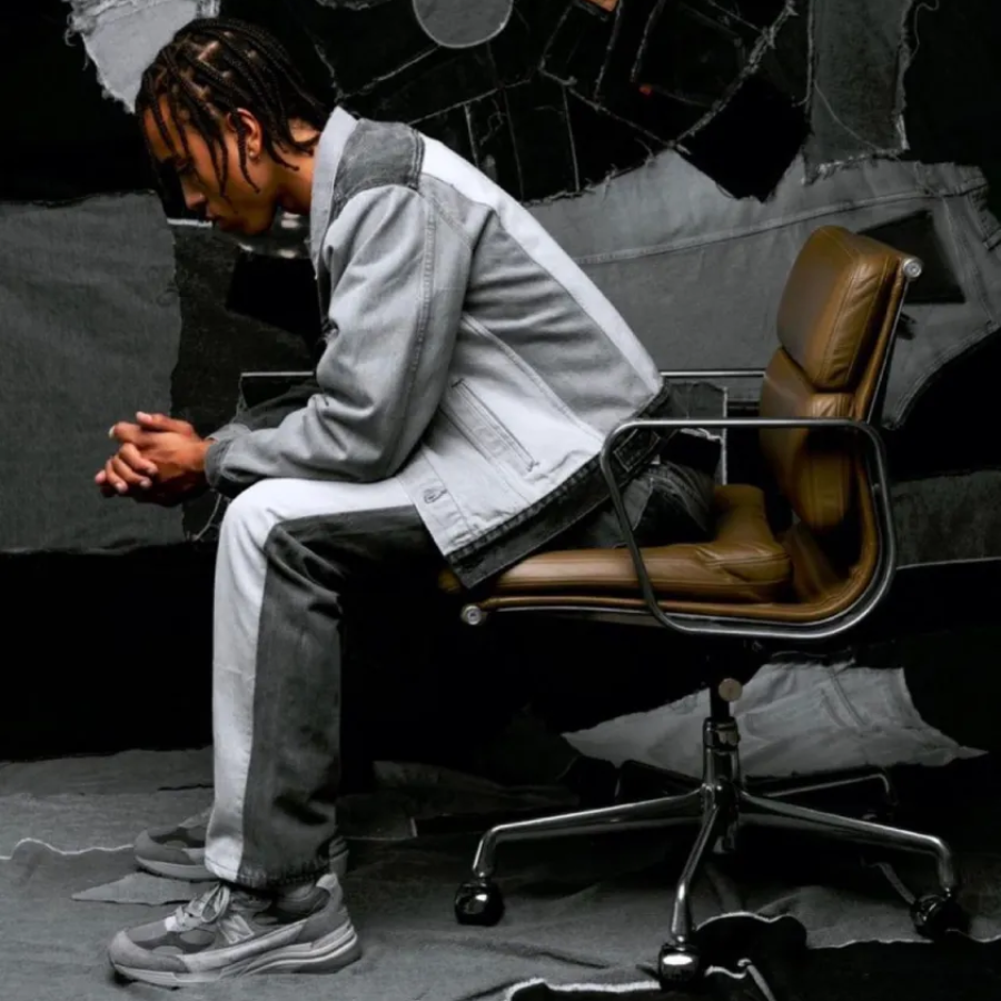 Giày New Balance Levi’s x 992 'Grey Denim' M992LV - Ảnh 4