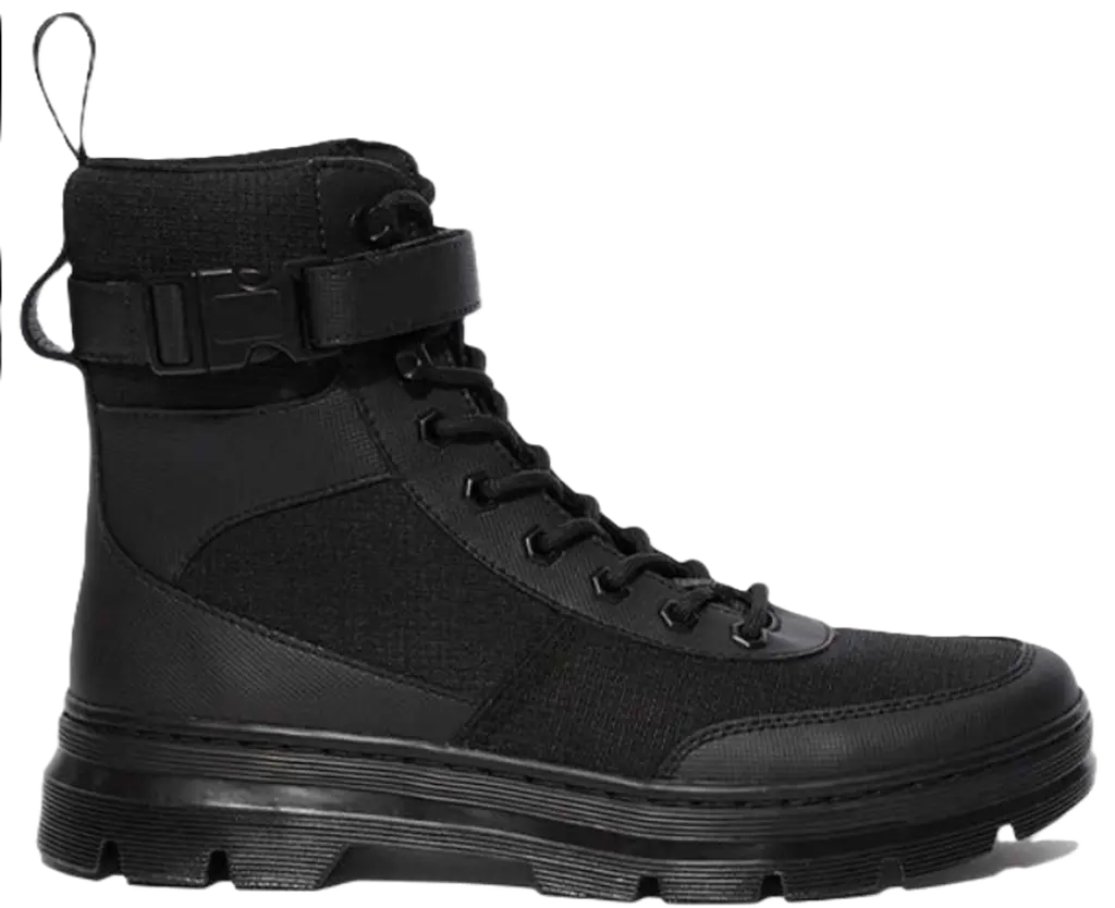 Giày  Dr. Martens Combs Tech Boots Black Element Poly Rip Stop 25656001