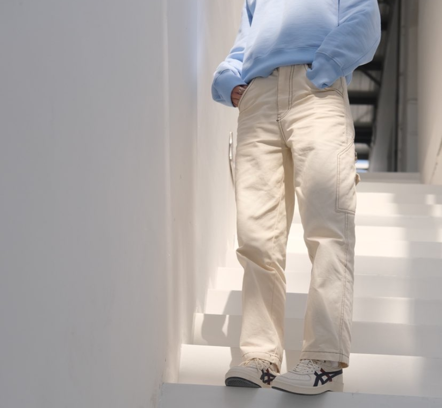 Giày Onitsuka Tiger GSM SD 'Cream Peacoat' 1183A803-100 - Ảnh 3