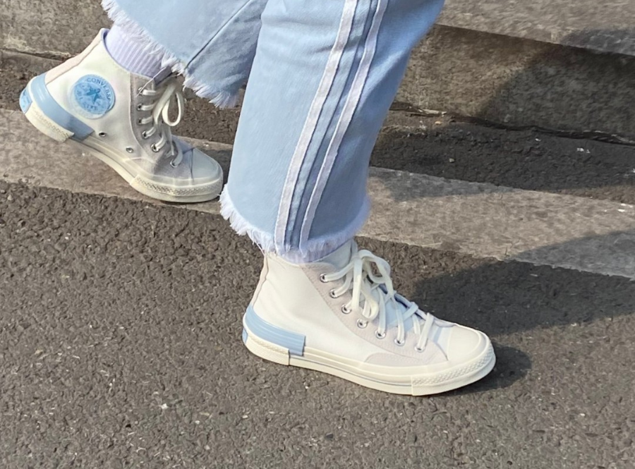 Giay Converse Chuck 70 High 'White Blue' 173100C