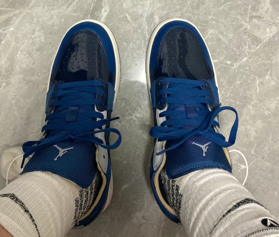 Giày Nike Air Jordan 1 Low SE Craft 'French Blue' DR8867-400 - Ảnh 6