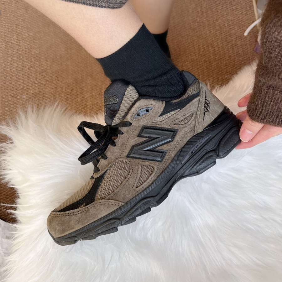 Giày New Balance 990v3 JJJJound 'Brown Black' M990JJ3 - Ảnh 4