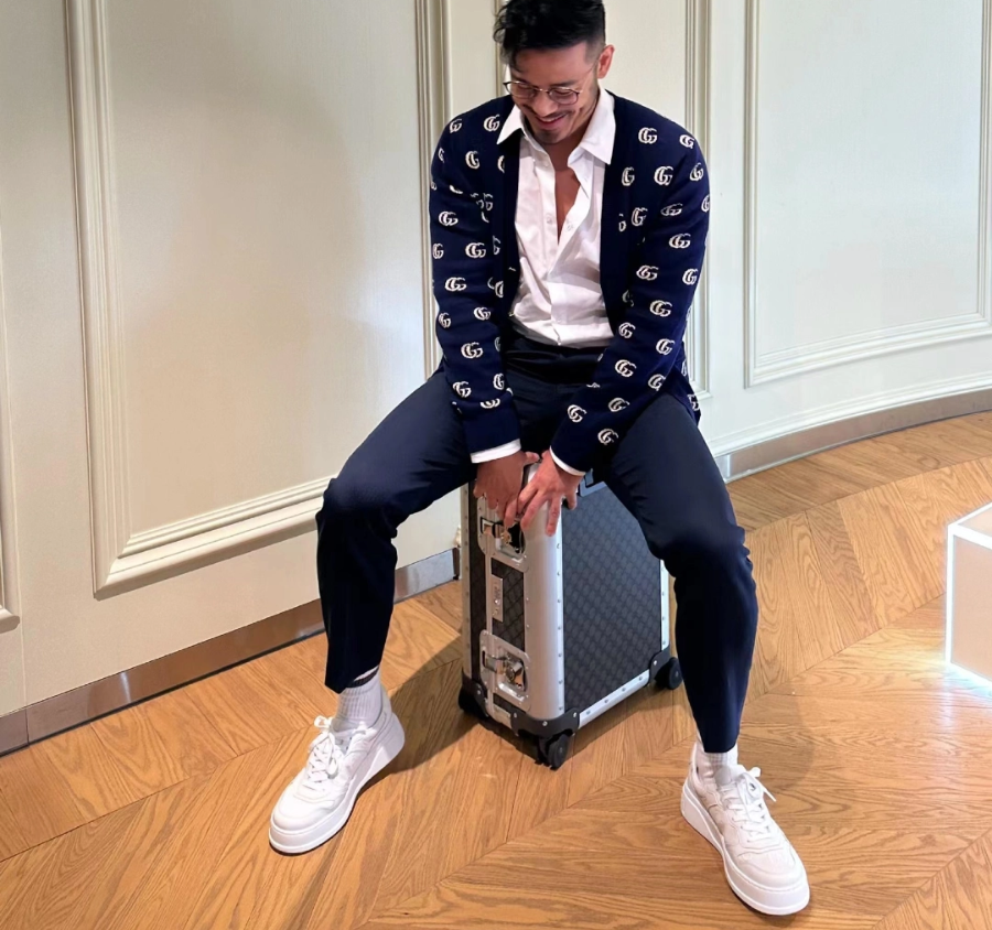 Alternative view of Giày Gucci GG Embroided Sneaker 'White' 669582-1XL1- 9014