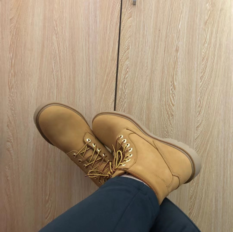 Alternative view of Giày Timberland Men's 6-Inch Basic Waterproof Wheat Nubuck Boot 19079