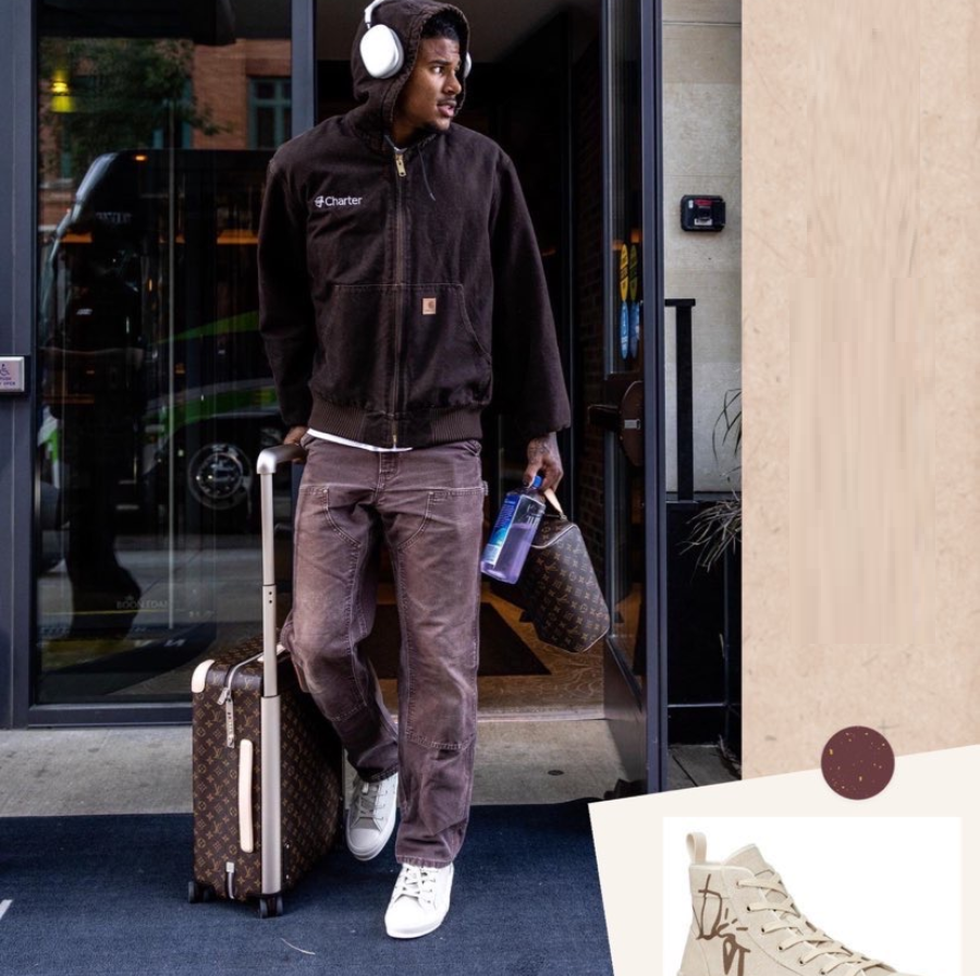 Alternative view of Giày Dior B23 x Travis Scott 'Cream' 3SH126ZOI-H160