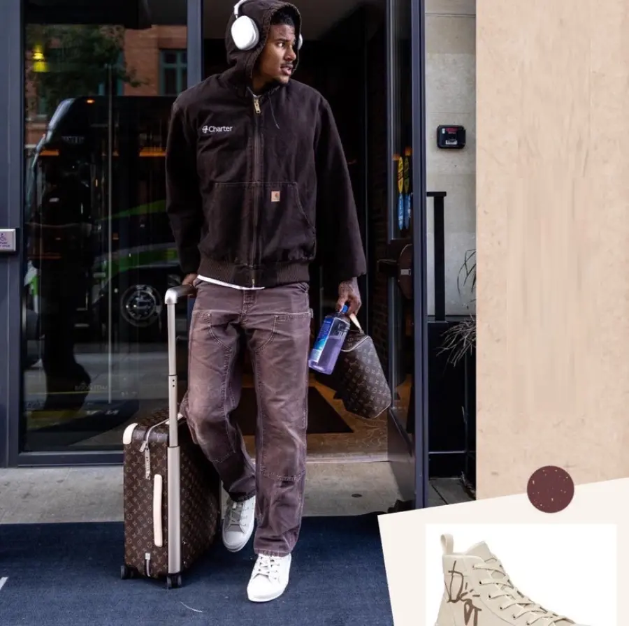 Alternative view of Giày Dior B23 x Travis Scott 'Cream' 3SH126ZOI-H160