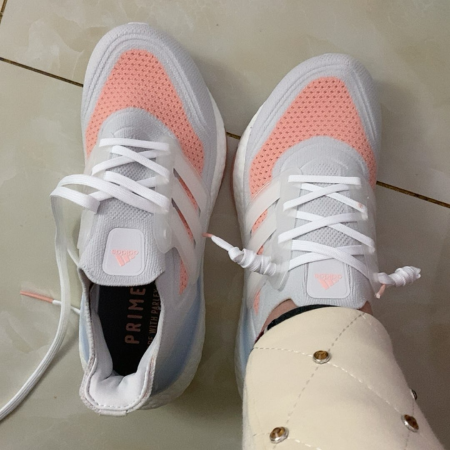 Giày Adidas Wmns UltraBoost 21 'White Glow Pink' FY0396 - Ảnh 4
